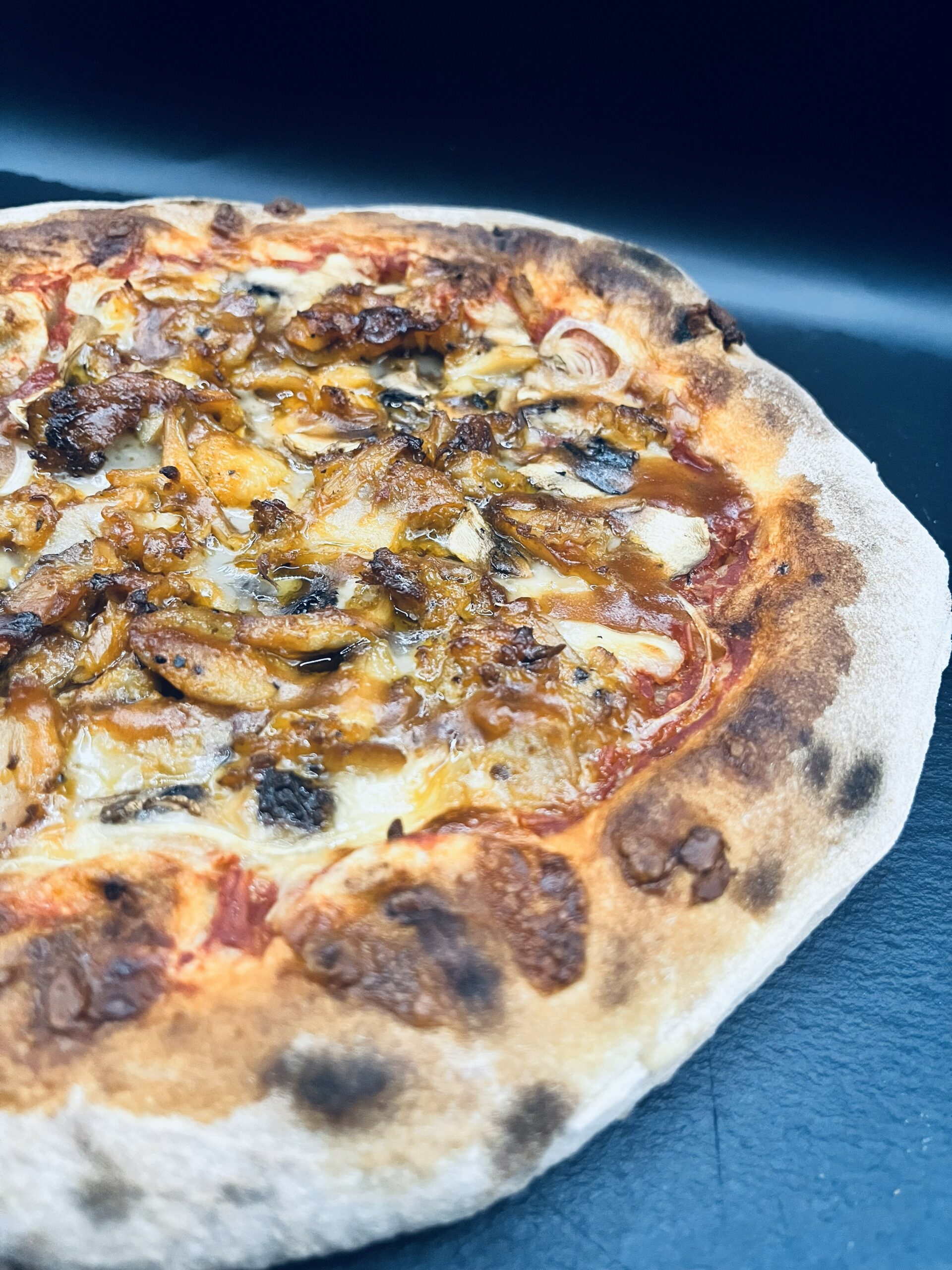 Pizza poulet barbecue